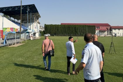 Stadionul Baza Electrica din Timișoara, pregătit pentru meciurile de acasă ale echipei Știința Politehnica în Liga 2.