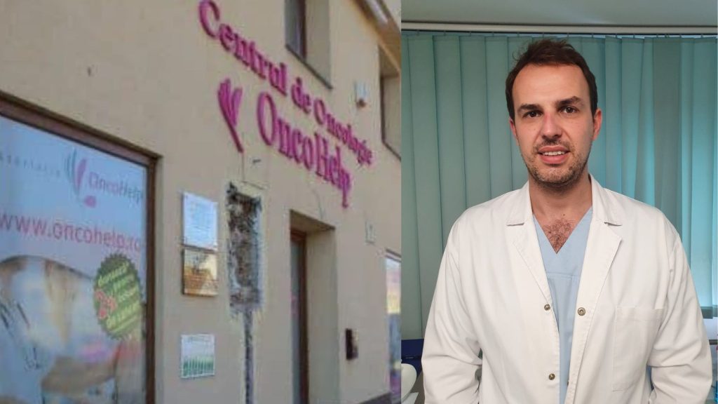 Medic specialist în gastroenterologie analizând fișe medicale în cadrul Centrului de Oncologie OncoHelp din Timișoara.