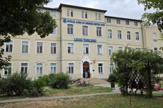 Cladirea Spitalului de Copii Louis Turcanu din Timisoara care va intra intr-un proces de reabilitare termica si modernizare.