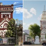 Turnul de apă din cărămidă roșie al fostului Abator Comunal din Timișoara, monument istoric în stil Secession.