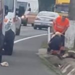 Echipaje medicale ale SMURD și SAJ Hunedoara intervenind la un accident rutier grav în localitatea Băcia, unde un biciclist a fost lovit de un autoturism.