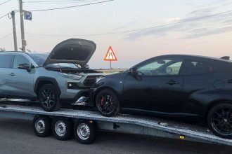Captură importantă pe DN 6: Două autoturisme de lux căutate de autoritățile din Germania, în valoare de 57.000 de euro