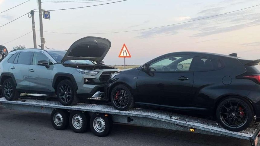 Captură importantă pe DN 6: Două autoturisme de lux căutate de autoritățile din Germania, în valoare de 57.000 de euro