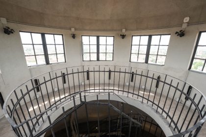 Turnul de Apă din cartierul Iosefin, Timișoara, complet restaurat și pregătit pentru deschiderea oficială ca centru cultural.
