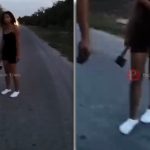 Scene de violență la Șepreuș, în județul Arad: O femeie s-a întors înarmată cu un topor să se răzbune, totul sub privirile înspăimântate ale unui copil.