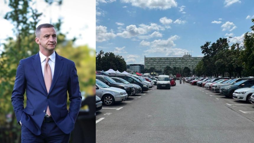 Conflict pe tema parcării de la Spitalul Județean Timișoara: Alfred Simonis acuză Primăria că întârzie transferul terenului de la Casa Tineretului.