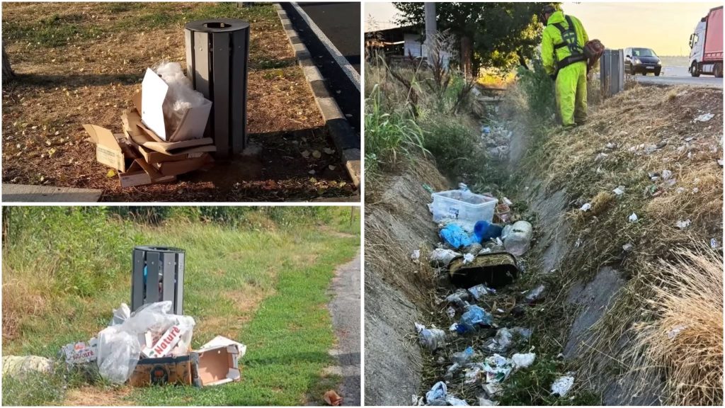 Parcările de pe autostrăzi sunt pline de deșeuri. DRDP Timișoara amintește că amenzile ajung până la 6.000 de lei.