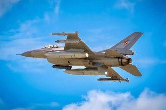 Premieră absolută de la începutul războiului: Un avion F-16 al Armatei Române a doborât o dronă care a pătruns în spațiul aerian național.