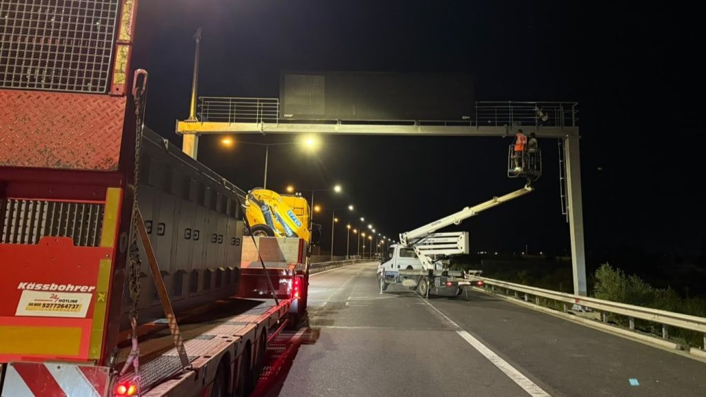 Traficul va fi închis temporar în județul Hunedoara pentru montarea sistemelor inteligente de informare.