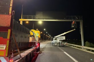 Traficul va fi închis temporar în județul Hunedoara pentru montarea sistemelor inteligente de informare.