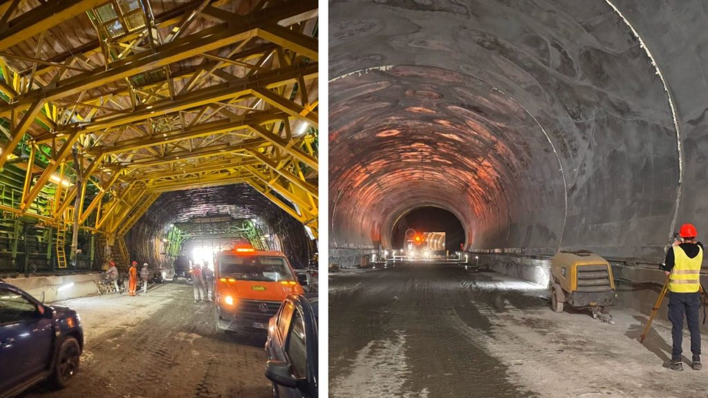 Primul tunel a depășit 90% din execuție