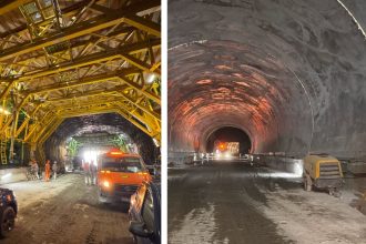 Primul tunel a depășit 90% din execuție