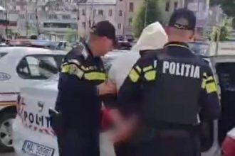 Bătaie pe strada Semenic din Giroc