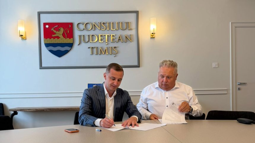 Parteneriat între Consiliul Județean Timiș și administrația Sânnicolau Mare pentru viitorul aquapark cu ape termale și bazine 