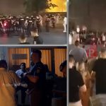 Scandal și bătaie în centrul Timișoarei, în fața Operei, cu polițiști și jandarmi mobilizați