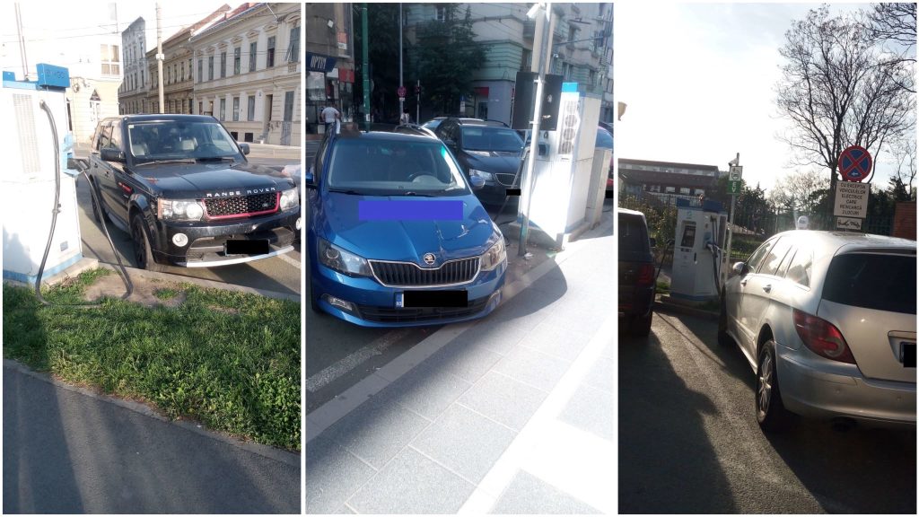 Sute de șoferi care au blocat stațiile de încărcare pentru mașini electrice au fost sancționați de Poliția Locală.