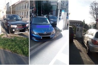 Sute de șoferi care au blocat stațiile de încărcare pentru mașini electrice au fost sancționați de Poliția Locală.