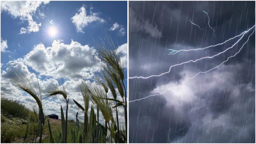 Vreme extremă în Banat: Cod portocaliu de caniculă cu temperaturi de 39°C, urmat de instabilitate atmosferică și vijelii.