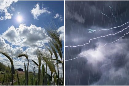 Vreme extremă în Banat: Cod portocaliu de caniculă cu temperaturi de 39°C, urmat de instabilitate atmosferică și vijelii.