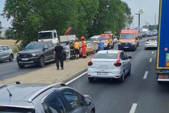 Carambol cu patru mașini în Timișoara, soldat cu doi răniți