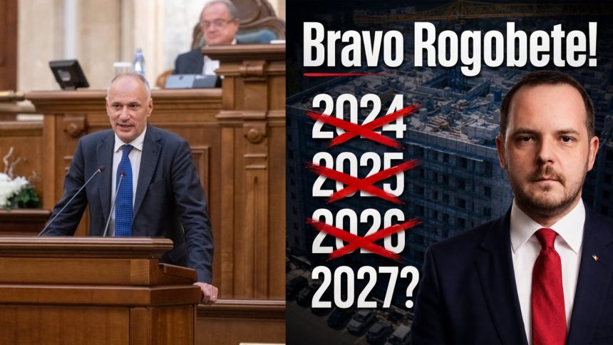 Sorin Șipoș îl critică pe Alexandru Rogobete pentru amânarea repetată a deschiderii spitalului.
