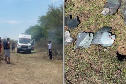 Dronă militară prăbușită la Crocmaz, în Republica Moldova, aproape de granița cu Ucraina