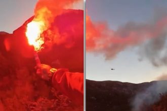 Căutări în zadar cu elicopterul în Retezat: O turistă accidentată a cerut ajutorul salvamontiștilor, dar a plecat din locul indicat.