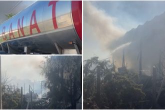 Sursa: Lugoj Info | Incendiu la Lugoj, șoproane și o mașină abandonată cuprinse de flăcări