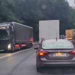 Accident în lanț la Margina: Trei autoturisme s-au ciocnit pe DN68A, provocând îngreunarea traficului spre Hunedoara.