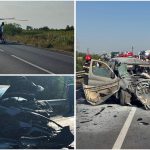 Accident mortal în Jena, Timiș, cu trei mașini implicate și șapte persoane