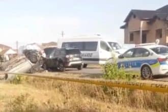Accident mortal la Chevereșu Mare, lângă Timișoara, cu un mort și doi răniți