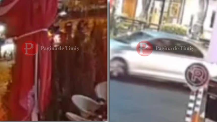 Momentul capturării celor patru hoți din gruparea din Timișoara