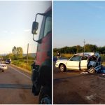 Accident grav pe DN6 între Jupa și Constantin Daicoviciu: Un minor în stare de inconștiență și doi adulți au fost transportați la spital în urma impactului