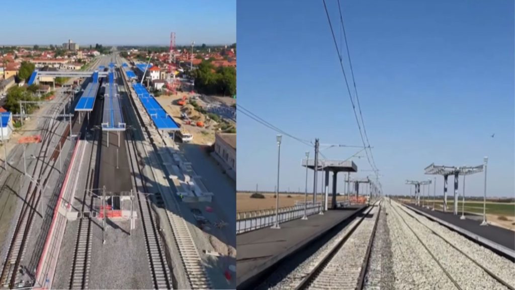 Progres pe șantierul feroviar: Lucrările pe Lotul 2 Lugoj - Timișoara Est au depășit pragul de 81% execuție.