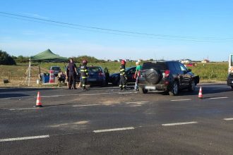 Accident în Săcălaz, soldat cu cinci răniți, printre care și un bebeluș de 9 luni