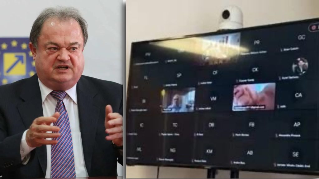 Vasile Blaga, surprins dezbrăcat într-o ședință la Senat