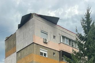 Intervenția pompierilor ISU Timiș în urma furtunii violente de cod portocaliu care a afectat Municipiul Lugoj