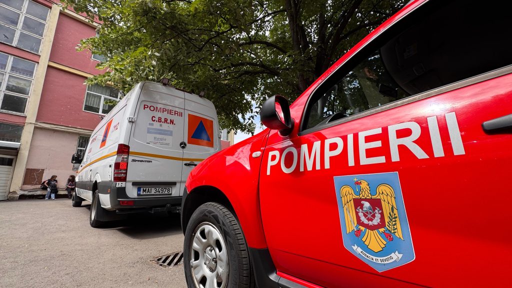 Intervenția echipajelor de urgență