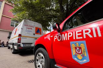 Intervenția echipajelor de urgență