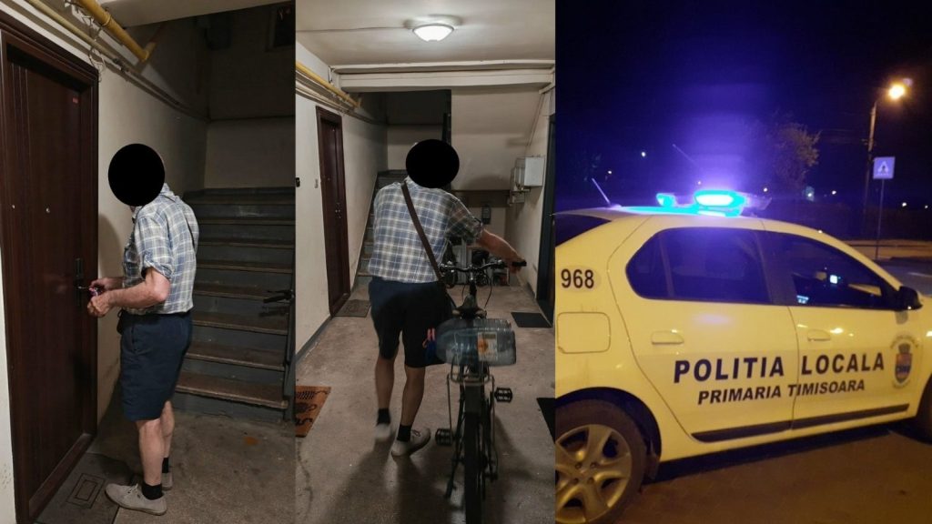 Doi bătrâni rătăciți în Timișoara, aduși acasă de polițiști