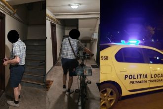 Doi bătrâni rătăciți în Timișoara, aduși acasă de polițiști
