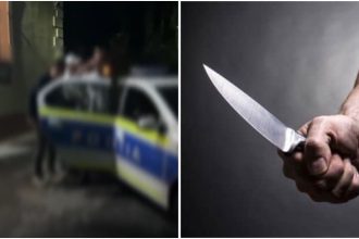 Bărbat reținut după ce a scos un cuțit într-un local