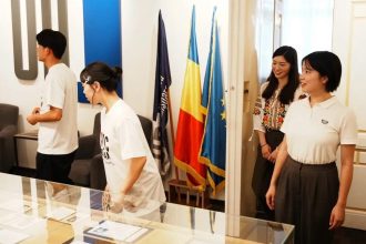 Delegație de elevi japonezi la Universitatea Politehnica Timișoara