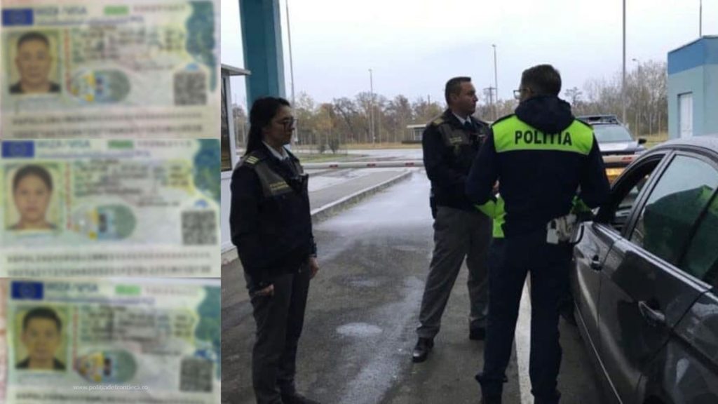 Politistii de frontiera din judetul Timis au depistat trei cetateni chinezi cu vize false