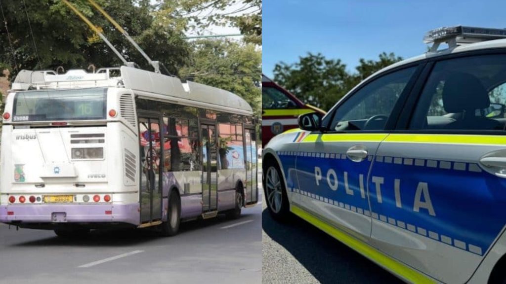 Autobuz STPT implicat într-o tamponare pe bulevardul Tache Ionescu din Timișoara