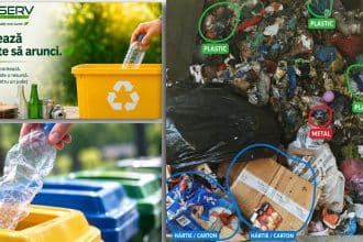 Sortarea corectă a deșeurilor reciclabile în județul Timiș