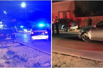 Șofer băut urmărit de polițiști pe străzile din Arad, după ce a refuzat să oprească