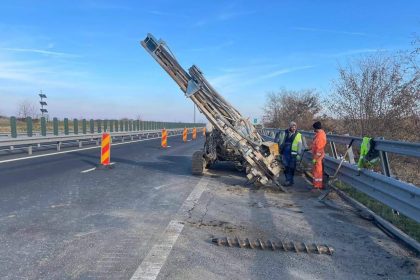 Restricții pe A1 între Margina și Traian Vuia: Se circulă pe o singură bandă