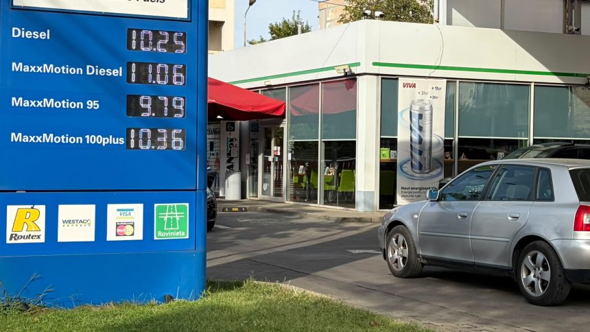 Motorina s-a scumpit din nou în Timișoara, după ieftinirea din 1 septembrie