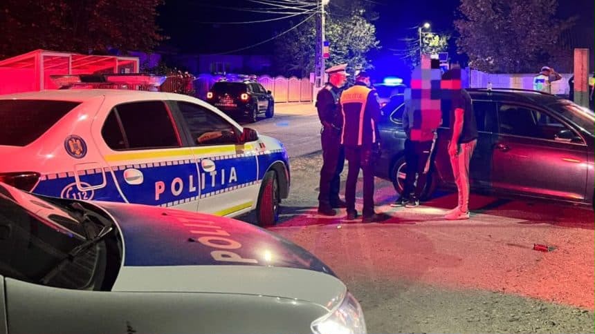 Polițist lovit cu o sticlă de bere la o rugă din Timiș